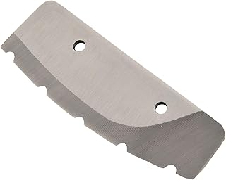 Lot de 2 lames de tarière à glace de rechange de 20,3 cm, en acier inoxydable pour tarière électrique avec lames filetées pour buriner efficacement la glace